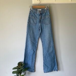 Garage Jeans high waist wide leg Size 00